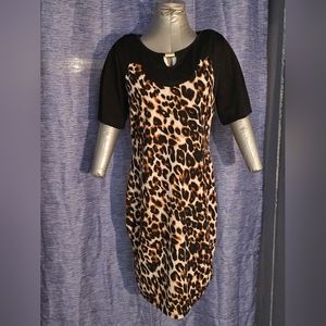 Leopard print dress
